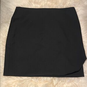 Alexander McQueen Elegant Black Mini Skirt NWT